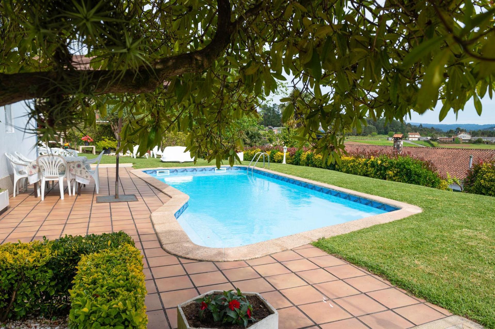 Casa Tarrio Con Piscina - Santiago De Compostela Villa Boqueixon Dış mekan fotoğraf